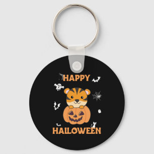 Llavero Tigre en calabaza dulce Tigre feliz Halloween
