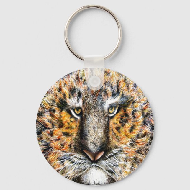 Llavero Tigre llamado Tig (Anverso)