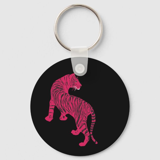 Llavero Tigre rosa (Anverso)