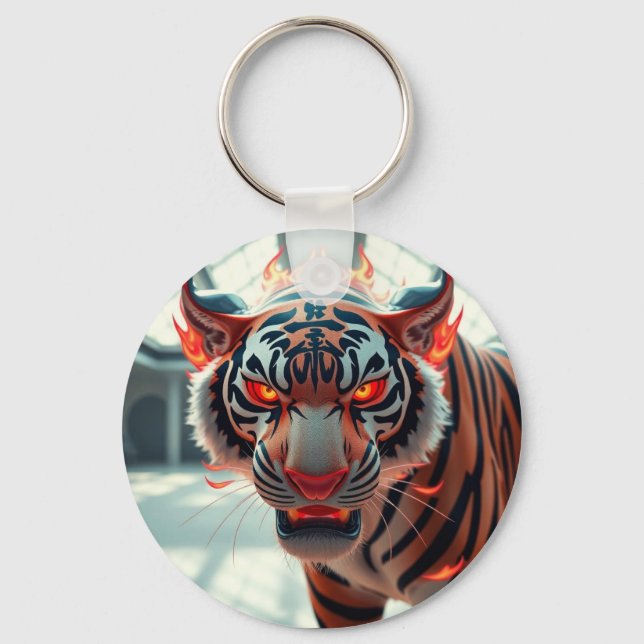 Llavero Tigre Salvaje (Anverso)