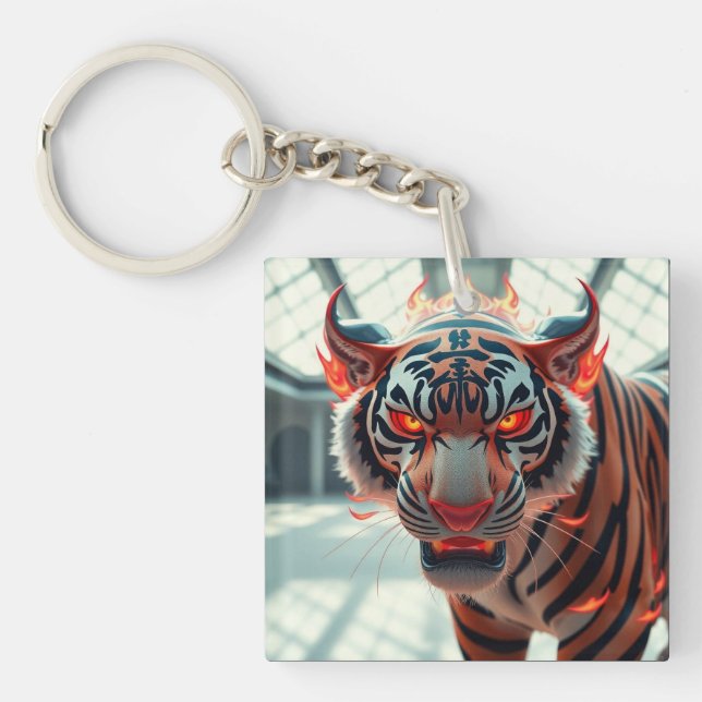 Llavero Tigre Salvaje (Frente)