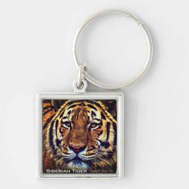 Llavero Tigre Siberiano (Frente)