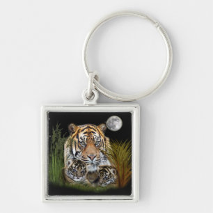 Llavero Tigre y cachorros