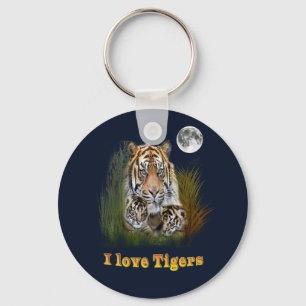 Llavero Tigre y cachorros