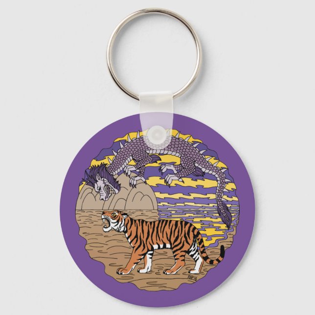 Llavero Tigre y Dragón (Anverso)