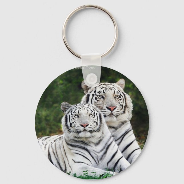 Llavero Tigres blancos (Anverso)