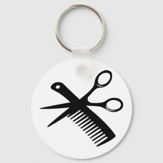 Llavero tijeras comb. de peluquería negra