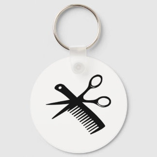 Llavero tijeras comb. de peluquería negra