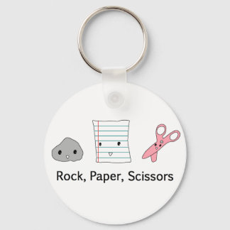 Llavero Tijeras de papel de rock