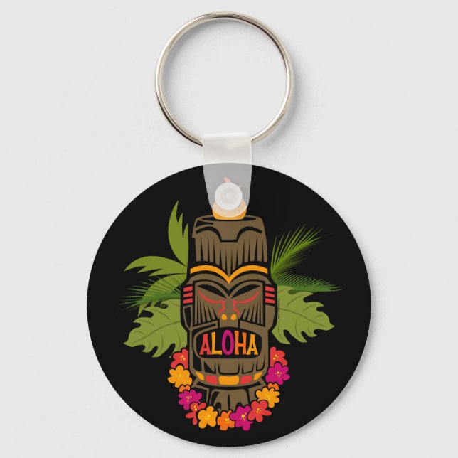 Llavero Tiki Aloha (Anverso)