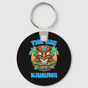 Llavero Tiki Big Kahuna Divertido Día del Padre Hawaiano V