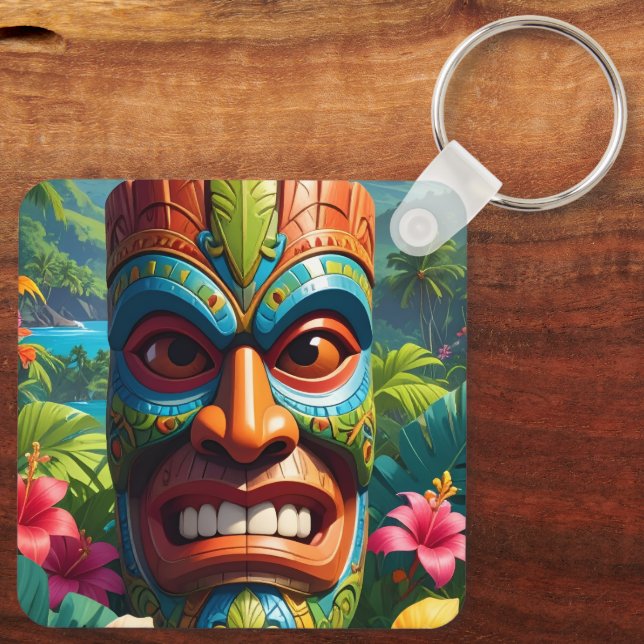 Llavero Tiki Mask (Reverso )