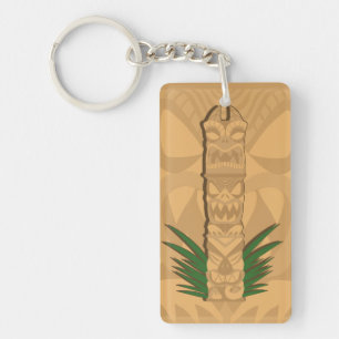 Llavero Tiki Totem Dinosaur