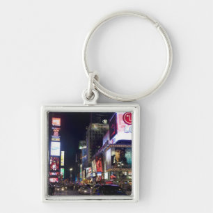 Llavero Times Square de noche en Manhattan, Nueva York