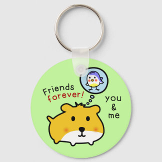 Llavero timo y amigos de hamster lindo