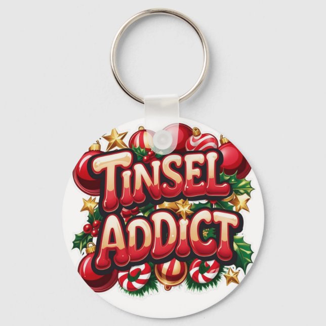 Llavero Tinsel Addict Fun (Anverso)
