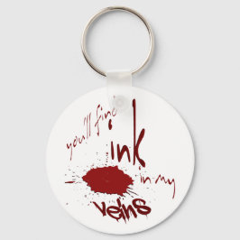 Llavero Tinta en mis venas Keychain básico
