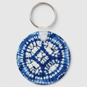 Llavero Tinte de Shibori South Seas Índigo Batik