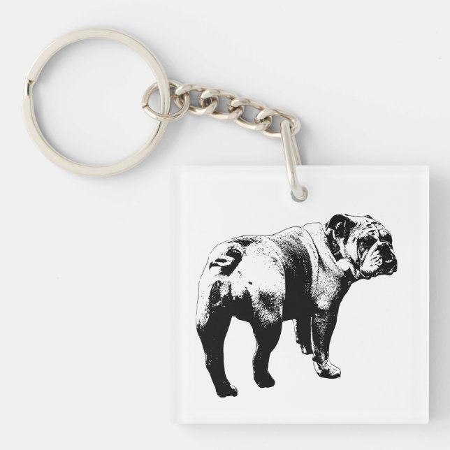 Llavero Tiny Bulldog, Loyal Tile (Frente)