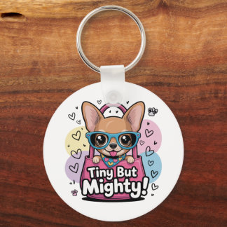 Llavero Tiny but Mighty Chihuahua Keychains & Lanyards