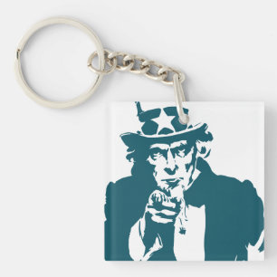 Llavero Tío Sam Acrylic Keychain
