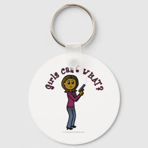 Llavero Tipitero femenino oscuro