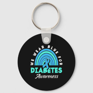 Llavero Tipo Diabético 1 T1d Usamos Azul Para La Diabetes