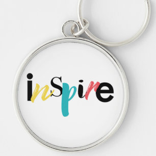 Llavero Tipografía alegre, creativa, moderna de Inspire
