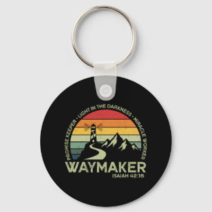 Llavero Tipografía Cristiana Inspiradora Biblia Waymaker