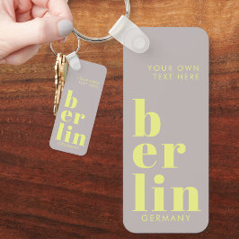 Llavero Tipografía de Berlín Alemania Apartamento