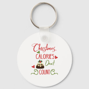 Llavero Tipografía Divertida Navidad