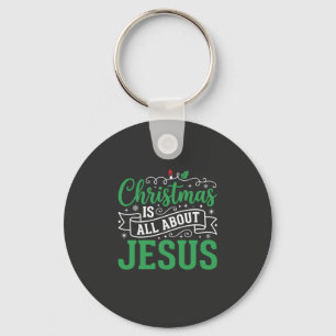 Llavero Tipografía La Navidad se trata de Jesús