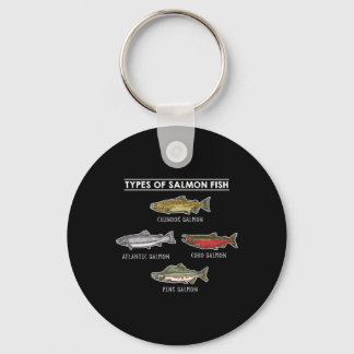 Llavero Tipos De Peces De Salmón Para La Pesca De Salmón