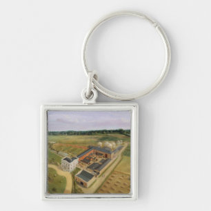 Llavero Tiptree Pasillo y granja, Essex, c.1850-60 (aceite
