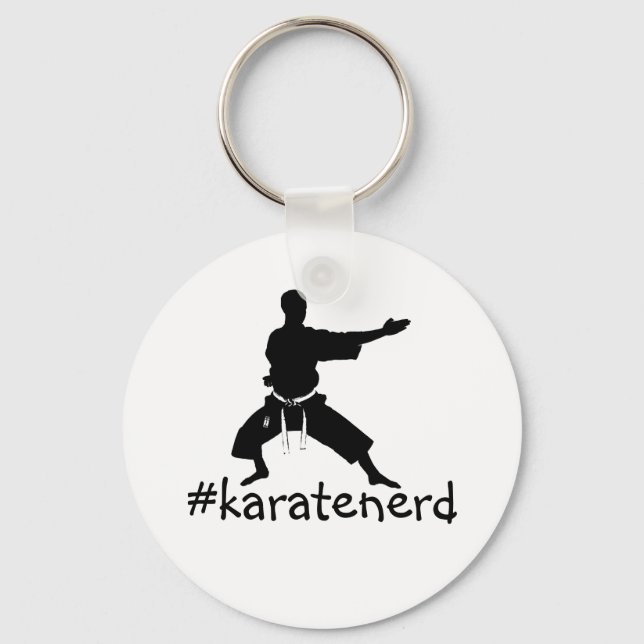 Llavero Tira de Shotokan Karate Nerd Key Ring (Anverso)