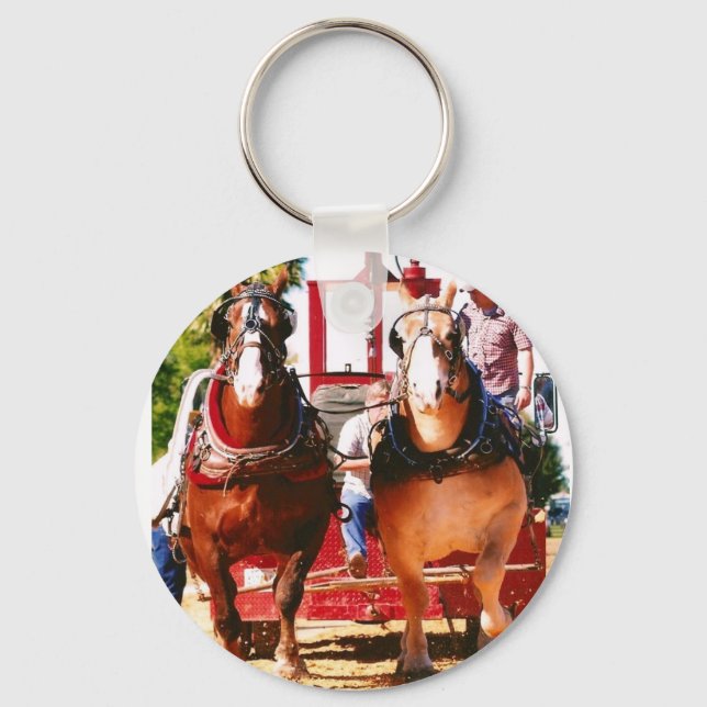 Llavero tirador de caballos de tiro (Anverso)