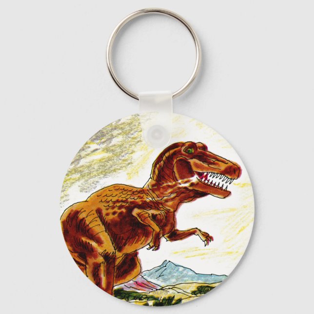 Llavero Tirannosauro Rex Dinosaurio (Anverso)
