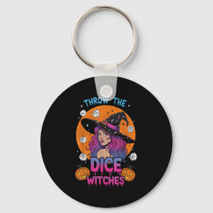 Llavero Tirar las brujas de los dados Fiesta Bunco Hallowe