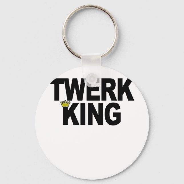 Llavero ¡Tirarla! Camisetas TWERK KING.png (Anverso)