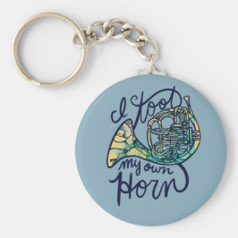 Llavero Tiré mi propio cuerno Clase de Banda del Cuerno Fr