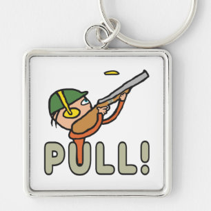 Llavero Tiroteo de pichón de arcilla