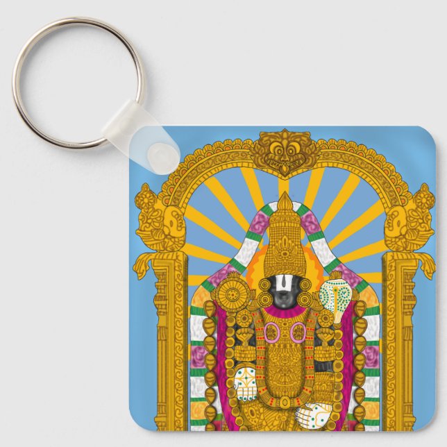 Llavero Tirupati Balaji Keychain for Daily Use (Anverso)