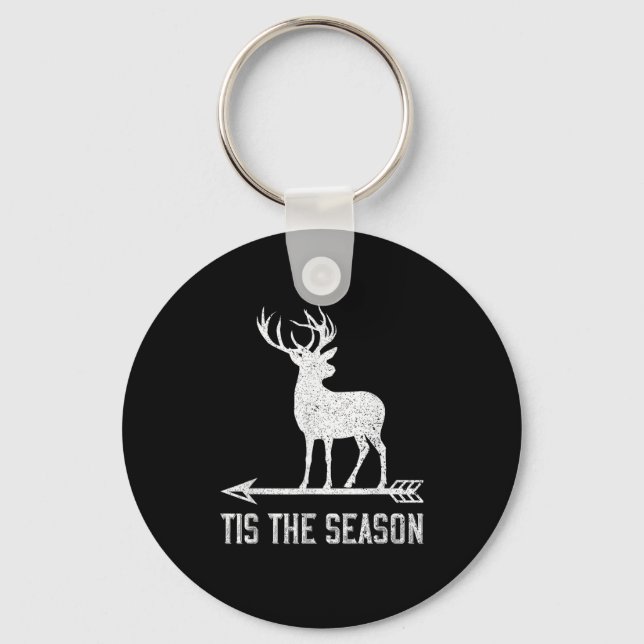Llavero Tis The Season Funny Deer Hunting (Anverso)