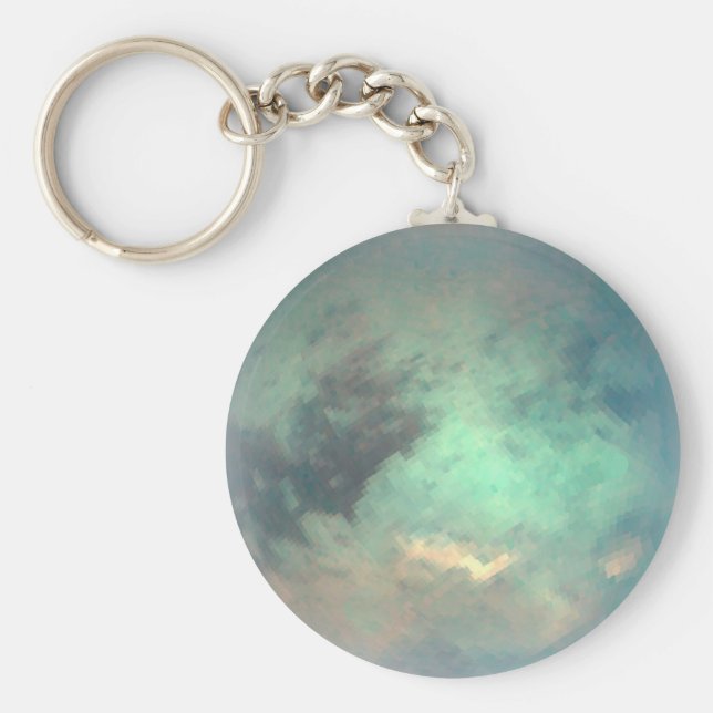 Llavero Titán de la luna del planeta Saturno (Frente)