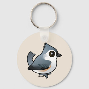 Llavero Titmouse copetudo