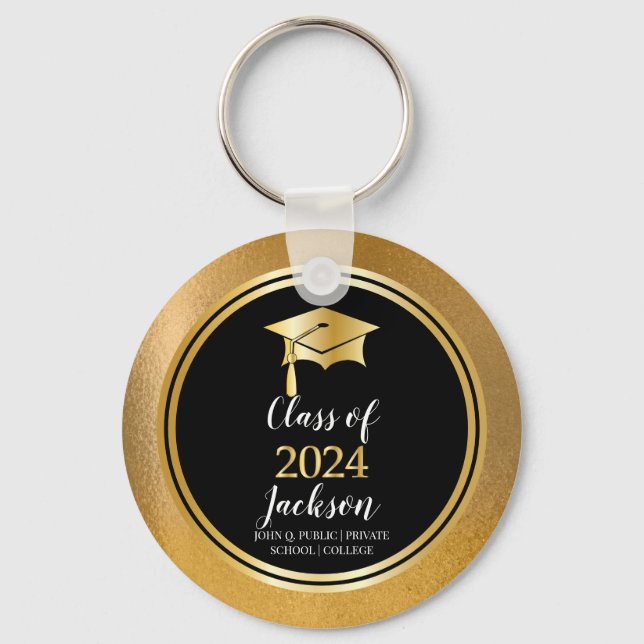 Llavero Título de graduación con clase Tassel año (Anverso)