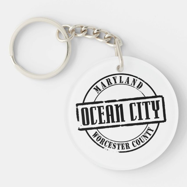 Llavero Título de la ciudad del océano (Frente)