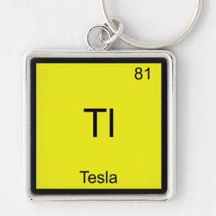 Llavero Tl - Tesla Funny Chemistry Element Symbol T-Shirt