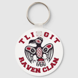 Llavero Tlingit Raven Clan Keychain