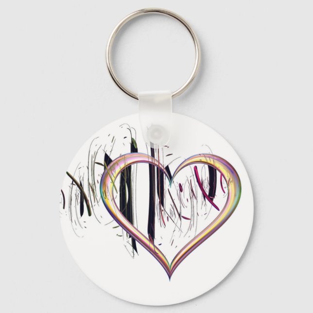 Llavero To the Heart Be True Button Key Ring (Anverso)